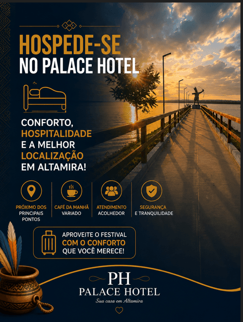 Hospede-se no Palace Hotel durante o Festival — Conforto e Localização em Altamira