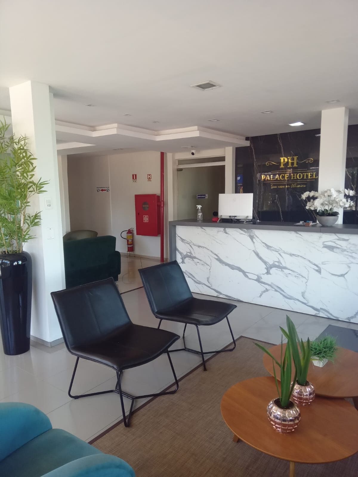 Recepção do Palace Hotel em Altamira